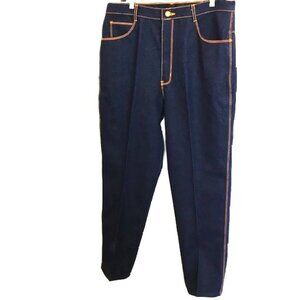 80's VTG GITANO  Mom Power Stretch High Rise Dak Wash Jeans Waist 34 EUC